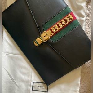 Brand new Gucci Sylvie Leather Clutch